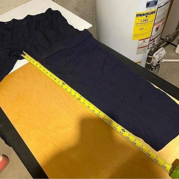 World Wide Sportsman Mens Convertible PANTS Fishing Zip Off Shorts Navy M - Picture 13 of 13